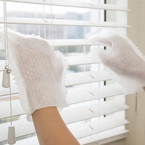Luva Microfibra Pano Escamas Para Limpeza - Ultra Cleaning 10un