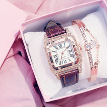 Relógio Feminino Quartz Luxury Diamond
