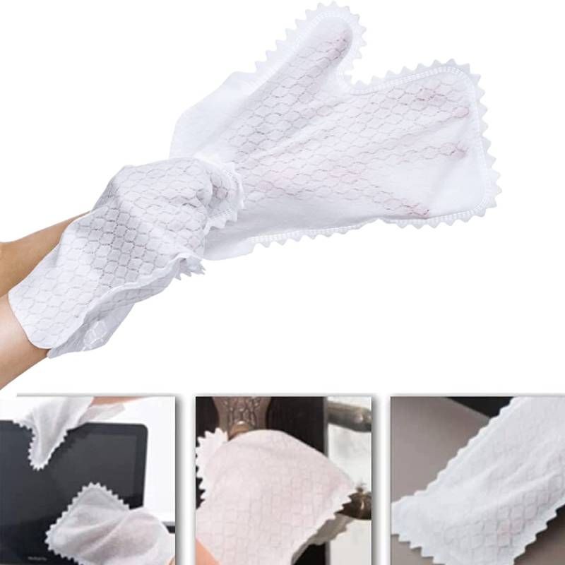 Luva Microfibra Pano Escamas Para Limpeza - Ultra Cleaning 10un