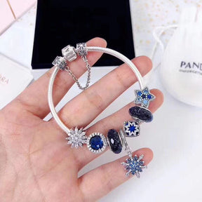 Pulseira Pandora Prata 925 + Berloque de Brinde Exclusivo